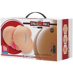 CRAZY BULL VAGINA Y ANO REALISTICOS VIBRADOR LUNA