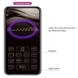 PRETTY LOVE BAIRD G SPOT 12 VIBRACIONES RECARGABLE LILA APP