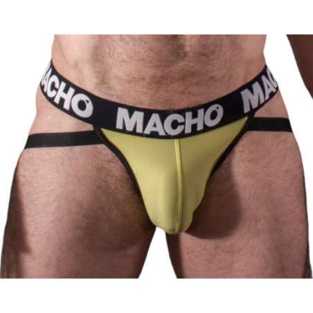 MACHO MX25A JOCK AMARILLO LYCRA XL