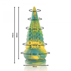 EPIC CETUS DILDO TENTaCULO VERDE TAMANO PEQUENO