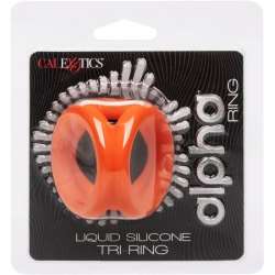 CALIFORNIA EXOTICS ALPHA TRIPLE ANILLO NARANJA