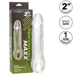 CALIFORNIA EXOTICS PERFORMANCE MAXX EXTENSIoN CLARA 75 TRANSPARENTE