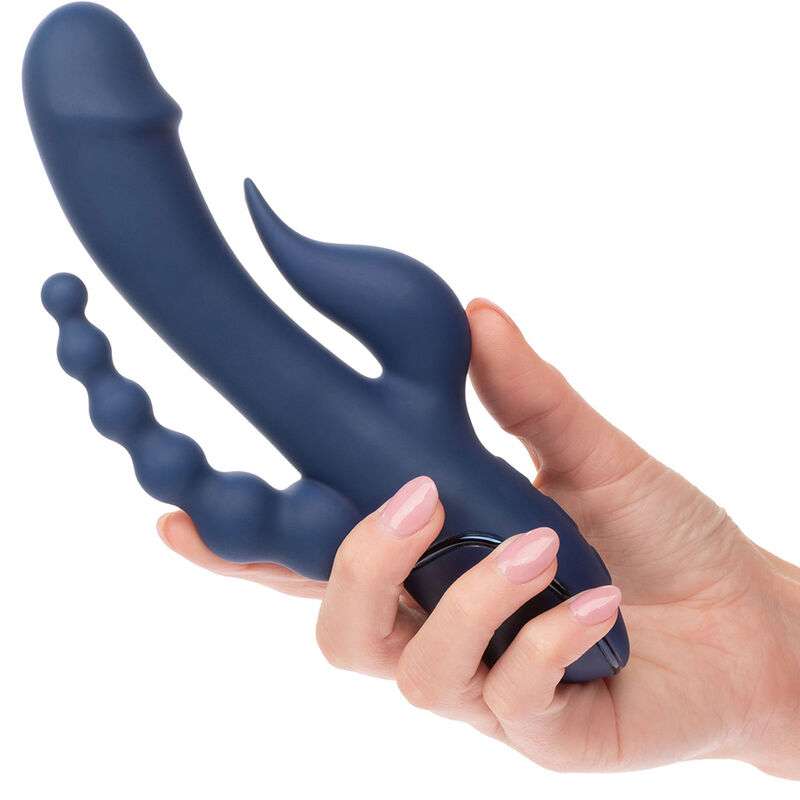 CALIFORNIA EXOTICS VIBRADOR TRIPLE ORGASM AZUL