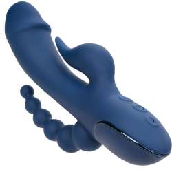 CALIFORNIA EXOTICS VIBRADOR TRIPLE ORGASM AZUL