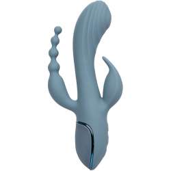 CALIFORNIA EXOTICS VIBRADOR TRIPLE eXTASIS GRIS