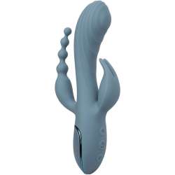 CALIFORNIA EXOTICS VIBRADOR TRIPLE eXTASIS GRIS