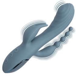 CALIFORNIA EXOTICS VIBRADOR TRIPLE eXTASIS GRIS