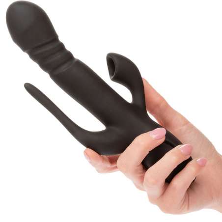 CALIFORNIA EXOTICS VIBRADOR TRIPLE EUPHORIA NEGRO