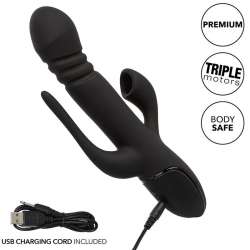 CALIFORNIA EXOTICS VIBRADOR TRIPLE EUPHORIA NEGRO