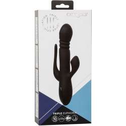 CALIFORNIA EXOTICS VIBRADOR TRIPLE EUPHORIA NEGRO