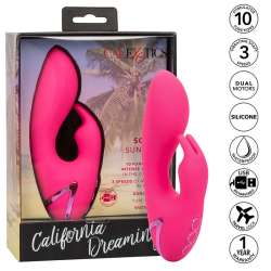 CALIFORNIA EXOTICS SO CAL SUSHINE VIBRATOR RABBIT FUCSIA BY CALIFORNIA DREAMING