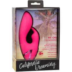 CALIFORNIA EXOTICS SO CAL SUSHINE VIBRATOR RABBIT FUCSIA BY CALIFORNIA DREAMING