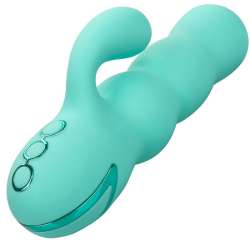 CALIFORNIA EXOTICS DEL MAR DIVA VIBRADOR RABBIT VERDE AGUA BY CALIFORNIA DREAMING