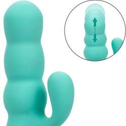 CALIFORNIA EXOTICS DEL MAR DIVA VIBRADOR RABBIT VERDE AGUA BY CALIFORNIA DREAMING