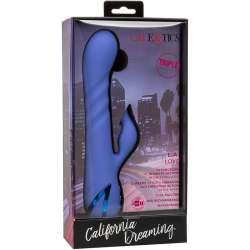 CALIFORNIA EXOTICS LA LOVE VIBRADOR SUCCIONADOR AZUL BY CALIFORNIA DREAMING