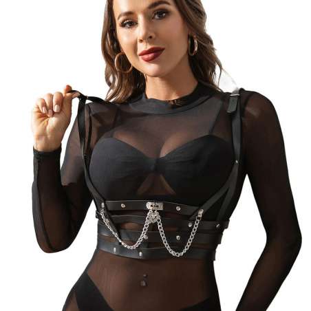 SUBBLIME ARNeS FORMA CORSET DETALLE CADENAS TALLA uNICA