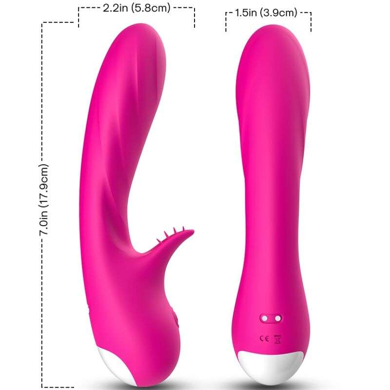 ARMONY ROMANCE VIBRADOR CON ESTIMULADOR FUCSIA