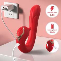 ARMONY DELFIN VIBRADOR MULTIPOSICION EFECTO CALOR ROJO