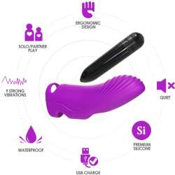 ARMONY AURORA VIBRADOR DEDAL FUCSIA