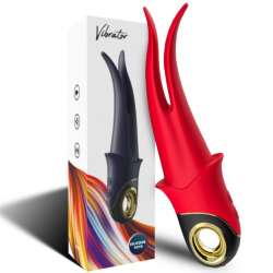 ARMONY SHADOW VIBRADOR PINZA ROJO