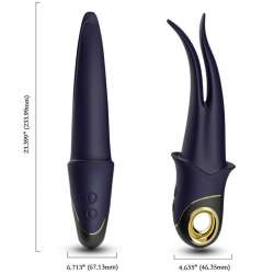 ARMONY SHADOW VIBRADOR PINZA AZUL OSCURO