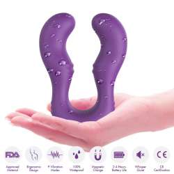 ARMONY SERAPH VIBRADOR DOBLE CONTROL REMOTO VIOLETA