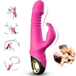 ARMONY ZING DILDO VIBRADOR RABBIT FUCSIA