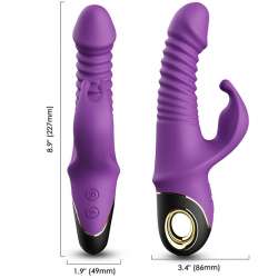 ARMONY ZING DILDO VIBRADOR RABBIT VIOLETA