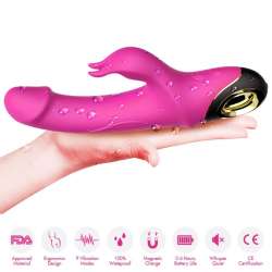 ARMONY METEROR DILDO VIBRADOR RABBIT ROTADOR FUCSIA