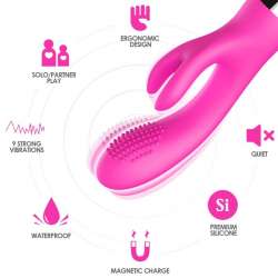 ARMONY VIBRADOR RABBIT FUCSIA