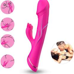 ARMONY DILDO VIBRADOR RABBIT SILICONA FUCSIA