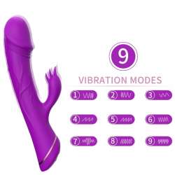 ARMONY DILDO VIBRADOR RABBIT SILICONA VIOLETA