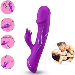 ARMONY DILDO VIBRADOR RABBIT SILICONA VIOLETA