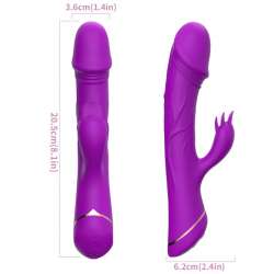 ARMONY DILDO VIBRADOR RABBIT SILICONA VIOLETA