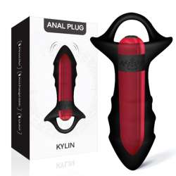 ARMONY KYLIN DEDAL VIBRADOR PLUG ANAL CONTROL REMOTO NEGRO