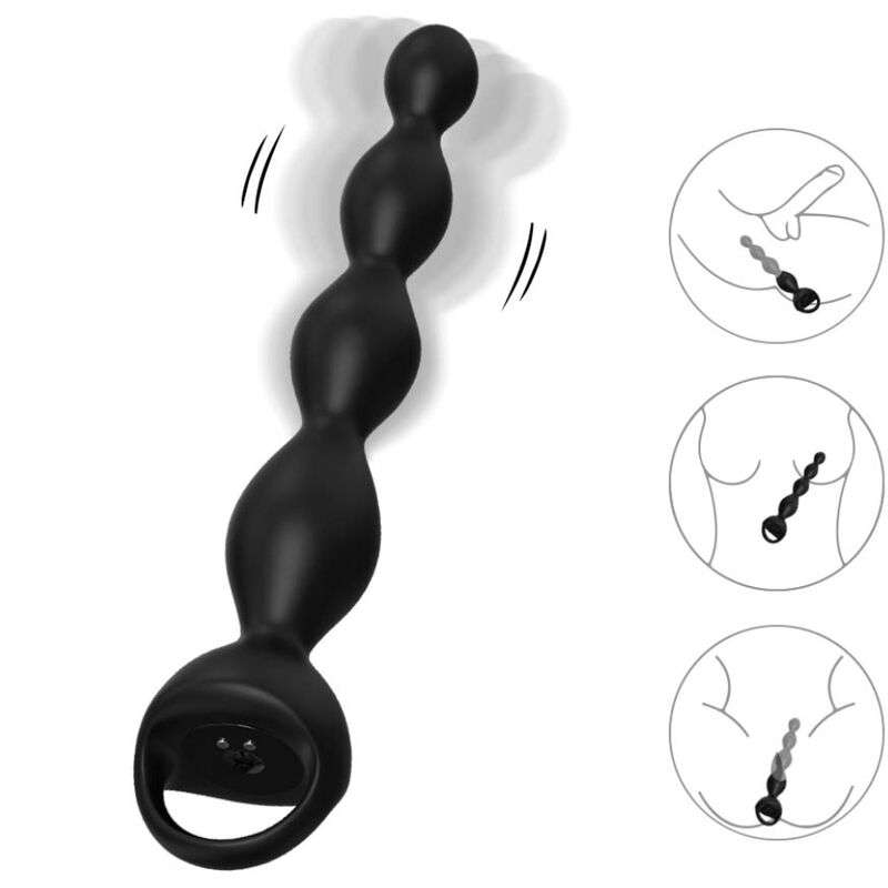 ARMONY VIBRADOR DEDAL PLUG ANAL NEGRO