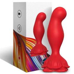 ARMONY ROSA VIBRADOR PLUG ANAL CONTROL REMOTO ROJO