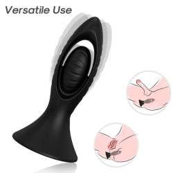 ARMONY VIBRADOR PLUG ANAL SILICONA NEGRO