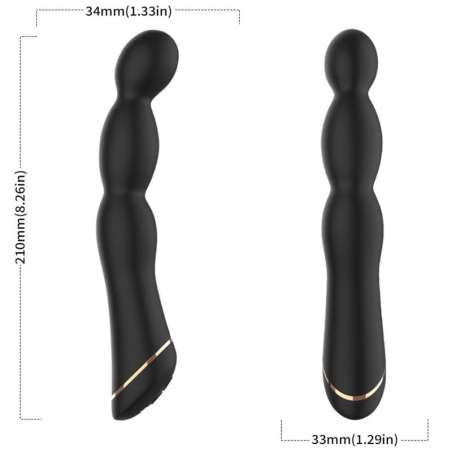 ARMONY BAMBU VIBRADOR AJUSTABLE NEGRO