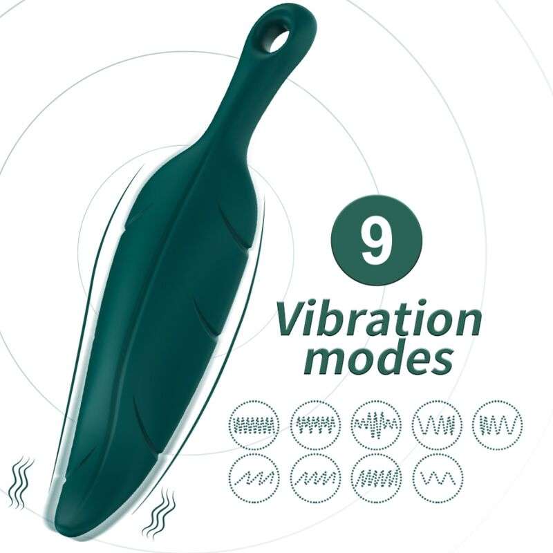 ARMONY ESTIMULADOR VIBRADOR HOJA VERDE