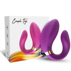 ARMONY CRESCENT VIBRADOR PAREJA CONTROL REMOTO VIOLETA