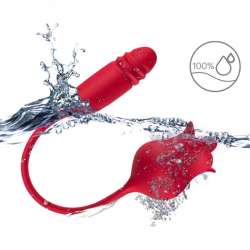 ARMONY ROSELIP ESTIMULADOR CLITORIS CON LENGUA 10 MODOS VIBRADOR ROJO