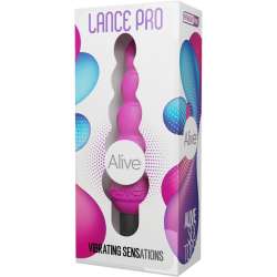 ALIVE LANCE PRO ESTIMULADOR VIBRADOR ANAL ROSA