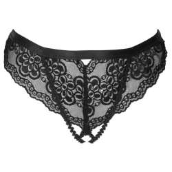 LIVCO CORSETTI FASHION OKSURIN PANTY CROTCHLESS NEGRO S M