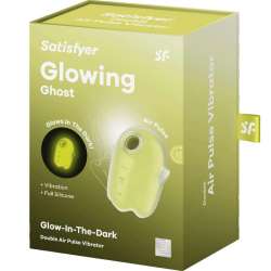 SATISFYER GLOWING GHOST AIR PULSE VIBRADOR AMARILLO