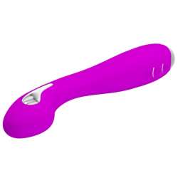 PRETTY LOVE HECTOR VIBRADOR ELECTROSHOCK RECARGABLE IMPERMEABLE MORADO