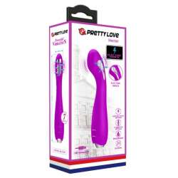 PRETTY LOVE HECTOR VIBRADOR ELECTROSHOCK RECARGABLE IMPERMEABLE MORADO