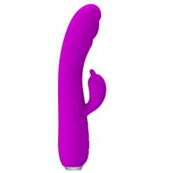 PRETTY LOVE REGINA VIBRADOR SUCCIONADOR RECARGABLE MORADO