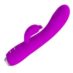 PRETTY LOVE REGINA VIBRADOR SUCCIONADOR RECARGABLE MORADO