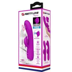 PRETTY LOVE REGINA VIBRADOR SUCCIONADOR RECARGABLE MORADO